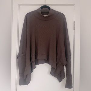 WE THE FREE (Free People) Ribbed Poncho